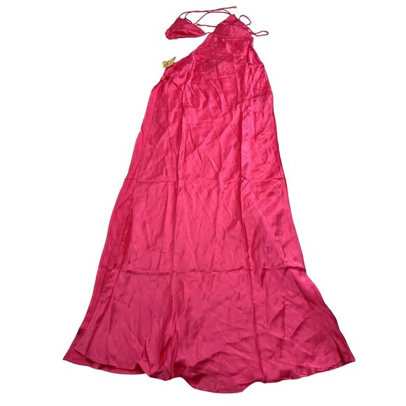 CIN CIN Villa Butterfly Maxi Dress in Barbie Pink - Picture 1 of 5